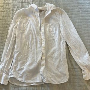 White Cotton Button Down